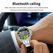 Smart Watch Man Smartwatch AW12 high-end luxury 2024 Android IOS Korean Support Steel Connected Replica Miltary pk gts4 global