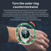 Smart Watch Man Smartwatch AW12 high-end luxury 2024 Android IOS Korean Support Steel Connected Replica Miltary pk gts4 global