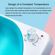 Proffessional Wax Heater Large Capacity Epilator Paraffin Wax Melter Temperature Control for Moisturize & Relieve Chapped Skin