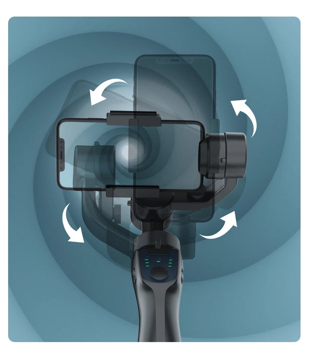 F8 Handheld 3-Axis Gimbal Phone Holder Anti Shake Video Record Stabilizer for Xiaomi iPhone Cellphone Smartphone