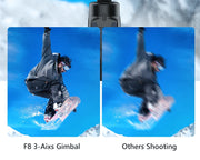 F8 Handheld 3-Axis Gimbal Phone Holder Anti Shake Video Record Stabilizer for Xiaomi iPhone Cellphone Smartphone