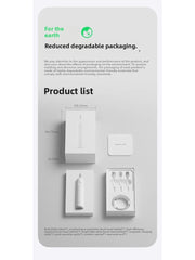 Laifen Laifen's new generation of vibration sweeping electric toothbrush, stainless steel color LFTBO1-S Wave  teeth whitening