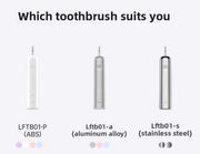 Laifen Laifen's new generation of vibration sweeping electric toothbrush, stainless steel color LFTBO1-S Wave  teeth whitening