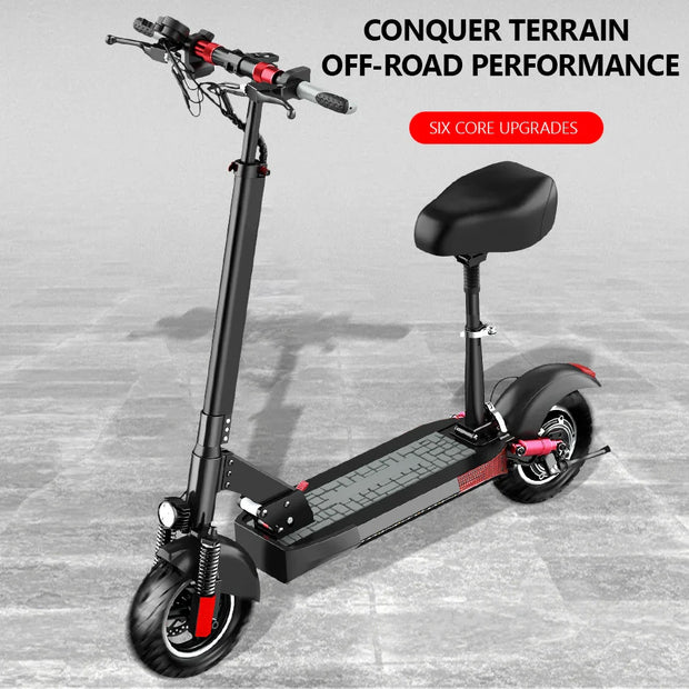 Foldable 800W 48V 10INCH Electric Scooter for Adult, Portable Scooter , European and UK Warehouse