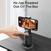 Intelligent Handheld Stabilizer Follow-up 360 Rotation Phone Gimbal Stabilizer Selfie Stick Tripod for Tiktok Live Photography