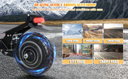 Arwibon Q30 2500W Adult Electric Scooter Single Motor Max Speed 50-60km/h, 48V16AH, 11 Inch Off Road Tire Sports Folding Electri