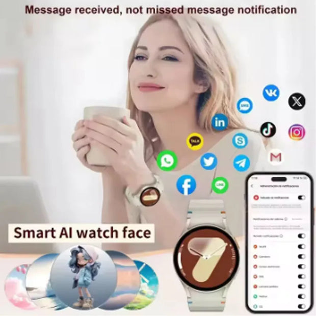2025 Smart Watch 1.3" Sports Smartwatch Men Women Gift for Honor Magic6 Ultimate Tecno Pova 4 Pro Realme GT5  Oppo Find X7 PHZ11