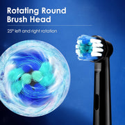 Sonic Rechargeable Rotary Electric Toothbrush Adult Waterproof with Timer 5 Modes & 4 Replaceable Brush Heads for Teeth Cleaning