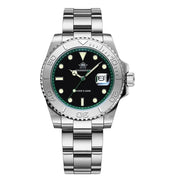 ADDIESDIVE Diving AD2040 Quartz Watches Stainless Steel 200m Waterproof Calendar Display Wristwatch Fashion Super Luminous Watch