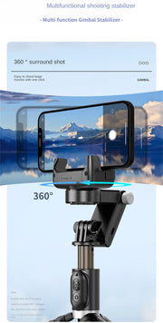 2025 NEW Ai Gimbal Stabilizer Desktop Following Shooting Mode Selfie Stick Monopod With Bluetooth Shutter For Smartphone Live
