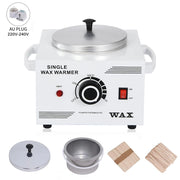 Single Pot Paraffin Heater Professional Electric Wax Heater Hair Removal Dual Parrafin Adjustable Temperature SPA Hair Removal
