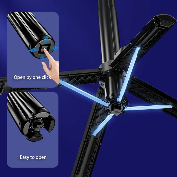 Smart Phone Selfie Stick with Fill Light Anti-Shake Stabilizer Extendable Tripod AI Tracking Gimbal Face Recognition System