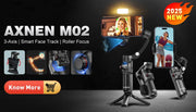AXNEN HQ2 SERIES Mobile Phone Stabilizer Handheld Gimbal for Smartphone Gopro Action Camera Extension Rod Selfie Stick Tripod