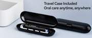 Seago Rotating Electric Toothbrush for Adults with 8 Toothbrush Heads and Travel Box Smart Display 5 Modes Waterproof SG-2607