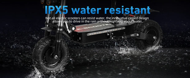 6000W High Power Adult Electric Scooter  Off-Road Commute Foldable 60V 38Ah Large Battery 60 Miles Range 50 Mph Fast E-Scooter