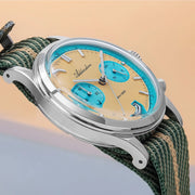 ADDIESDIVE Hot Sale AD2095 Watches For Men Multifunction Chronograph 38mm AR Coating Quartz WristWatches VK64 Waterproof Clock