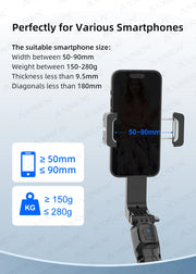 AXNEN HQ2 SERIES Mobile Phone Stabilizer Handheld Gimbal for Smartphone Gopro Action Camera Extension Rod Selfie Stick Tripod