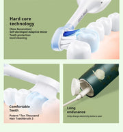 SOOCAS Van Gogh X3S Adult Smart Electric Toothbrush IPX7 Waterproof  Sonic Tooth Brush Upgraded USB Fast Chargeable