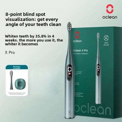 OCLEAN Xpro Sonic Electric Toothbrush Electric Toothbrush Visual Screen Intelligent Couple Male Female Adult Soundwave Style QH2
