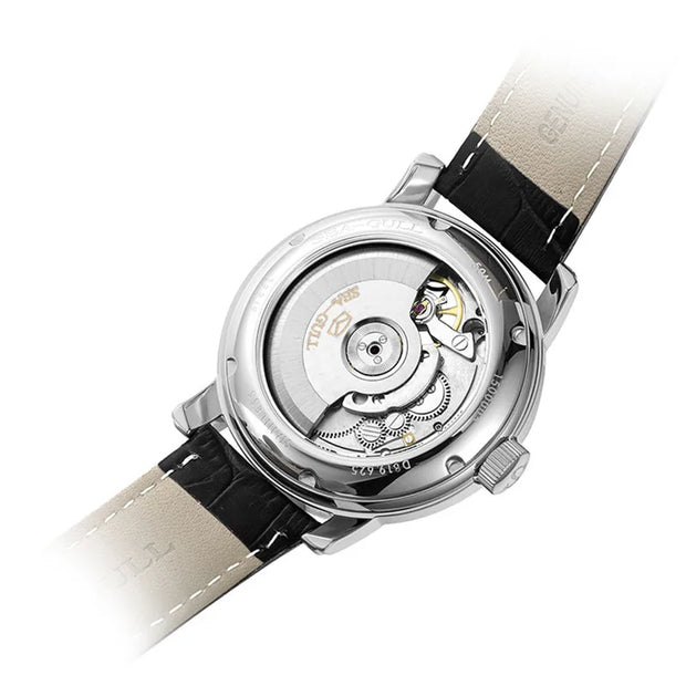 2025 New Seagull Men's Watch Automatic Mechanical Wristwatch Multi-Function Hollow Flywheel Business Simple Watch D819.622