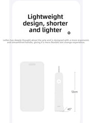 Laifen Laifen's new generation of vibration sweeping electric toothbrush, stainless steel color LFTBO1-S Wave  teeth whitening