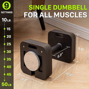 3-in-1 Adjustable Dumbbell Set Free Weight Dumbbells, Kettlebells, and Barbell for Versatile Fitness Training