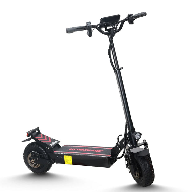 Arwibon Q30 2500W Adult Electric Scooter Single Motor Max Speed 50-60km/h, 48V16AH, 11 Inch Off Road Tire Sports Folding Electri
