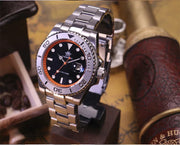ADDIESDIVE Diving AD2040 Quartz Watches Stainless Steel 200m Waterproof Calendar Display Wristwatch Fashion Super Luminous Watch