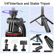 AXNEN C22 AI Tracking 360° Rotational Shoot Deskpot Handheld Gimbal Tripod Extendable Selfie Stick Wireless Remote for Vlog