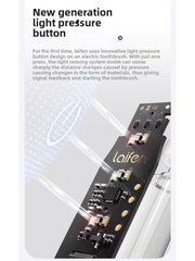 Laifen Laifen's new generation of vibration sweeping electric toothbrush, stainless steel color LFTBO1-S Wave  teeth whitening