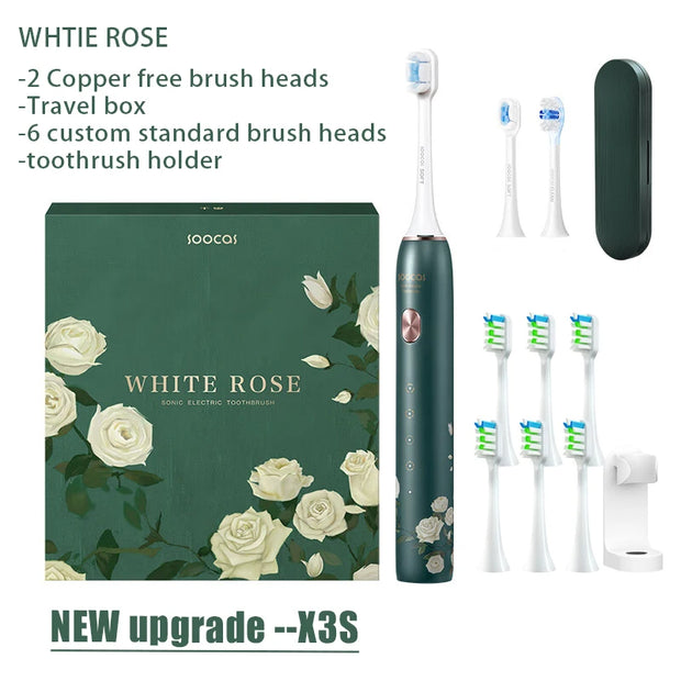 SOOCAS Van Gogh X3S Adult Smart Electric Toothbrush IPX7 Waterproof  Sonic Tooth Brush Upgraded USB Fast Chargeable