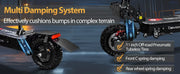 Electric Scooter for Adults, 5600W Dual Motors Up to 50 MPH, Electric Scooter Adults Range 50 Miles, 60V 27Ah Large Capacity Bat