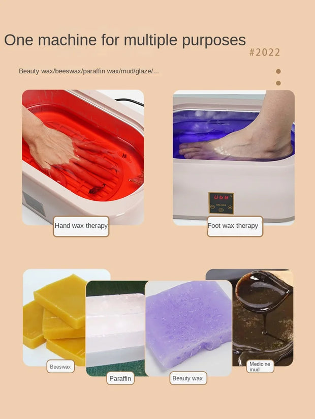 beauty salon hand wax machine 4000ml hand wax therapy machine hand film honey wax heater household melting machine 220V