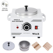 Single Pot Paraffin Heater Professional Electric Wax Heater Hair Removal Dual Parrafin Adjustable Temperature SPA Hair Removal