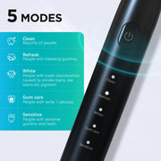Sejoy Electric Toothbrush Whitening Tooth 7 Cleaning Modes for Dental Care Sonic Toothbrush , 2 minutes Smart Timer , IPX7