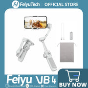 FeiyuTech VB4 Kit Smartphone Stabilizer Face Tracking Fill light 3-Axis Phone Gimbal Built-in Selfie Stick Portable iPhone16