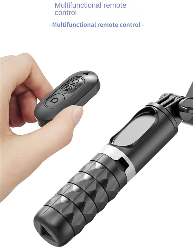 2025 NEW Ai Gimbal Stabilizer Desktop Following Shooting Mode Selfie Stick Monopod With Bluetooth Shutter For Smartphone Live