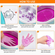 Proffessional Wax Heater Large Capacity Epilator Paraffin Wax Melter Temperature Control for Moisturize & Relieve Chapped Skin