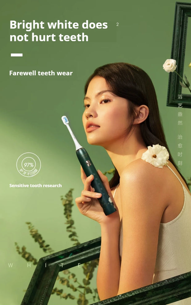 SOOCAS Van Gogh X3S Adult Smart Electric Toothbrush IPX7 Waterproof  Sonic Tooth Brush Upgraded USB Fast Chargeable