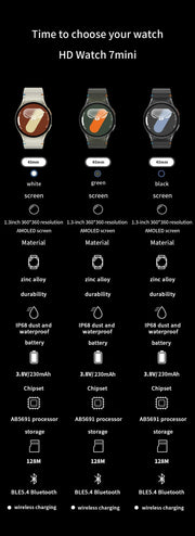 2025 Smart Watch 1.3" Sports Smartwatch Men Women Gift for Honor Magic6 Ultimate Tecno Pova 4 Pro Realme GT5  Oppo Find X7 PHZ11
