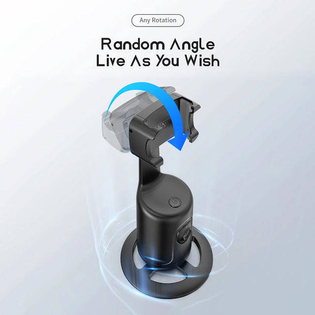 Intelligent Handheld Stabilizer Follow-up 360 Rotation Phone Gimbal Stabilizer Selfie Stick Tripod for Tiktok Live Photography