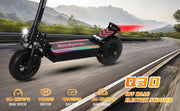 Arwibon Q30 2500W Adult Electric Scooter Single Motor Max Speed 50-60km/h, 48V16AH, 11 Inch Off Road Tire Sports Folding Electri