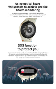 2025 Smart Watch 1.3" Sports Smartwatch Men Women Gift for Honor Magic6 Ultimate Tecno Pova 4 Pro Realme GT5  Oppo Find X7 PHZ11