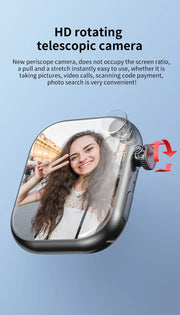 8GB+128GB S10 Cellular Version Smartwatch 4G Android 10.0 180° Rotating Camera 256GB Storage GPS WIFI Global Version Smart Watch