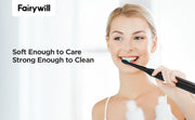 Fairywill Electric Sonic Toothbrush FW-507 USB Charge Rechargeable Adult Waterproof Electronic Tooth Brushes Replacement Heads s