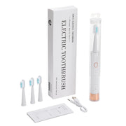 Ultrasonic Electric Toothbrush for Adults USB Rechargeable 5 Modes with 4 Toothbrush Heads IPX7 Waterproof Travel Toothbrush