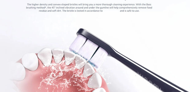 Xiaomi Mijia Sonic Electric Toothbrush T700 Whitening Ultrasonic Vibration Oral Cleaner Brush APP LED Display Inductive Charging