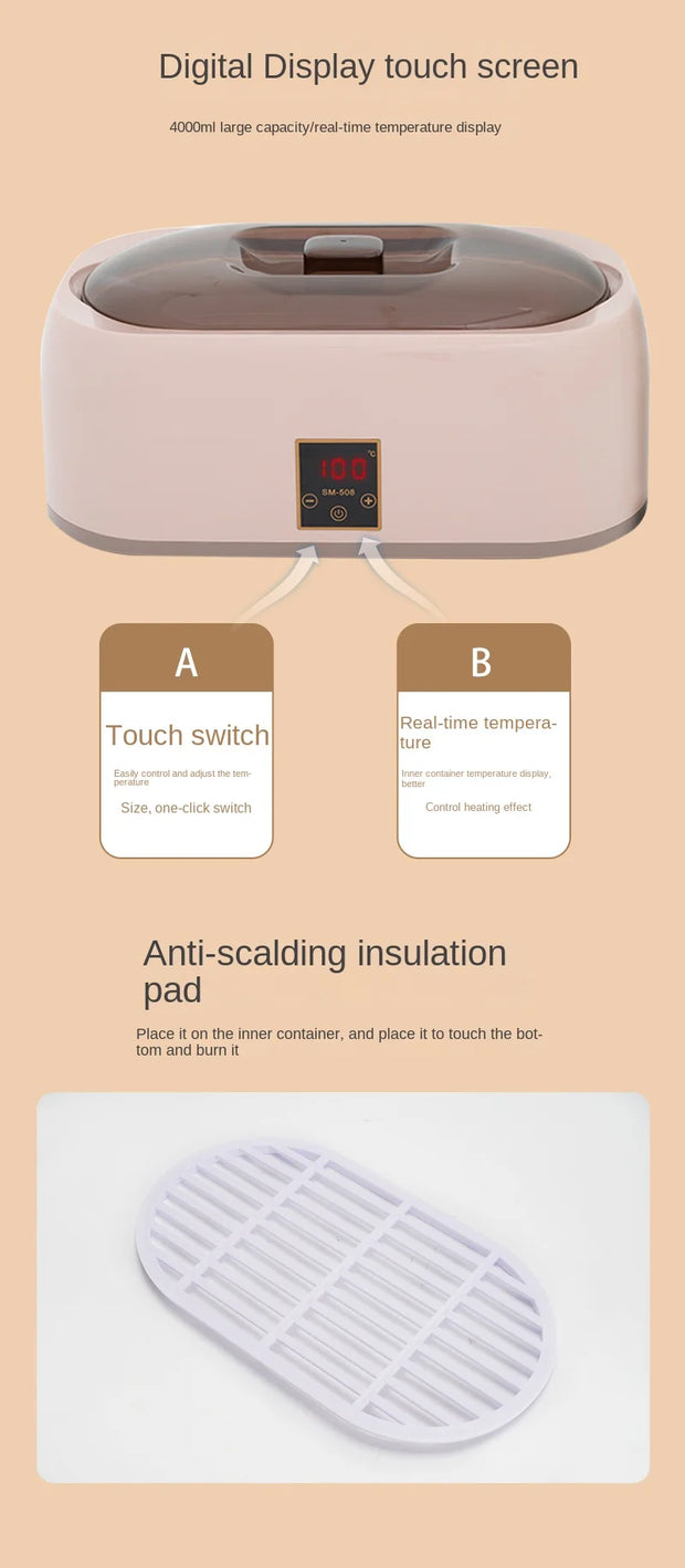 beauty salon hand wax machine 4000ml hand wax therapy machine hand film honey wax heater household melting machine 220V