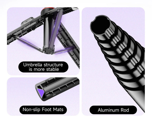 AI Face Tracking Handheld Gimbal Stabiliser 360° Shoot,Magnetic Remote Selfie Stick Tripod for Smartphone,1/4'' Screw for Camera