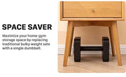 3-in-1 Adjustable Dumbbell Set Free Weight Dumbbells, Kettlebells, and Barbell for Versatile Fitness Training